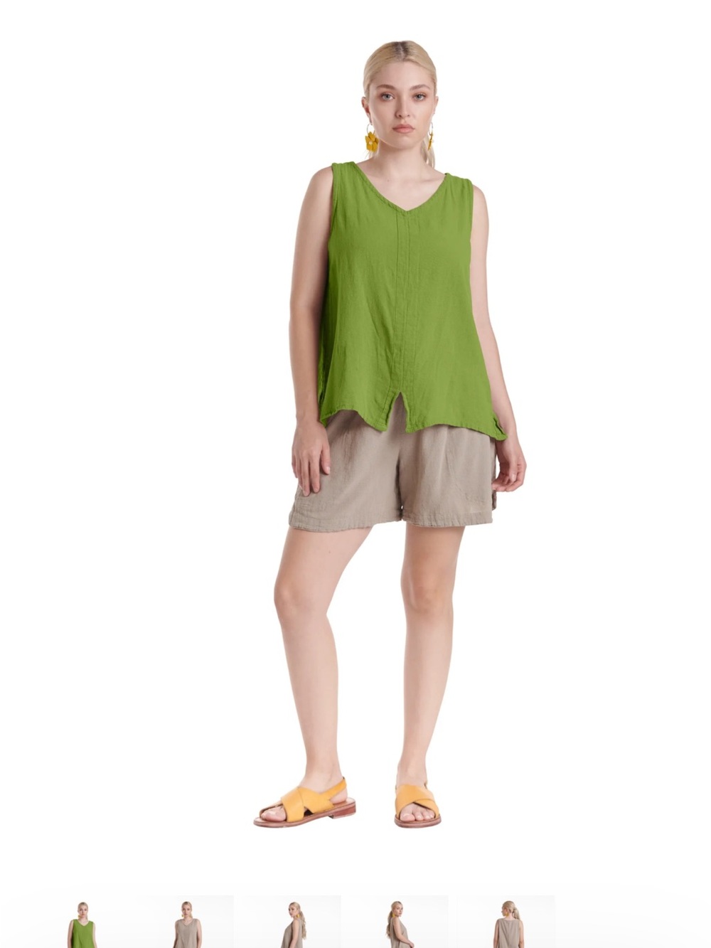 Oh My Gauze! V-Neck Sleeveless Tank
